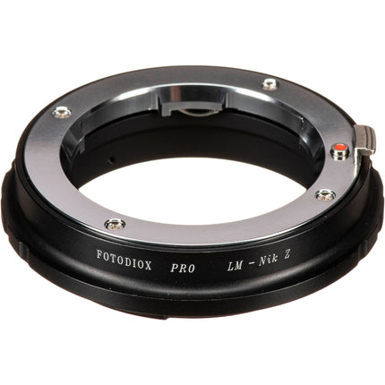 FotodioX Adaptador de Lente Leica M a Nikon Z Montura Profesional con Enfoque Infinito y Montura de Latón Cromado
