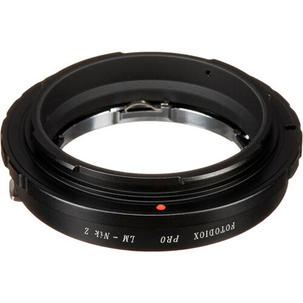 FotodioX Adaptador de Lente Leica M a Nikon Z Montura Profesional con Enfoque Infinito y Montura de Latón Cromado