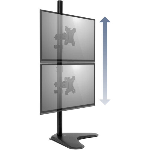 Mount-It! MI-1758 Soporte Vertical para Doble Monitor 24 a 32 Pulgadas Ajuste 15.5"