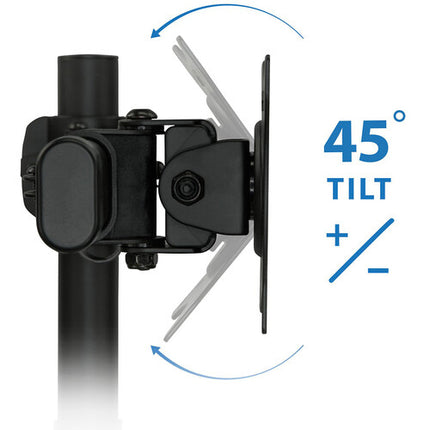Mount-It! Soporte de Escritorio Doble para Pantallas de 13 a 27" con Ajuste de Altura y Giro