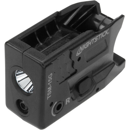 Nightstick TSM-15G Linterna Recargable Subcompacta para Arma con Láser Verde 150 Lúmenes y 45 Minutos de Autonomía