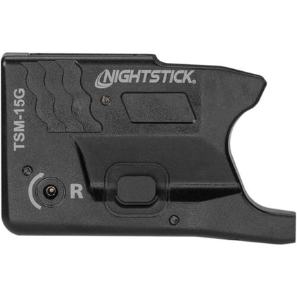 Nightstick TSM-15G Linterna Recargable Subcompacta para Arma con Láser Verde 150 Lúmenes y 45 Minutos de Autonomía