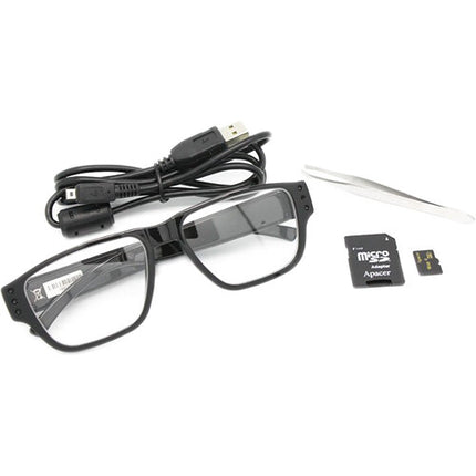 KJB Security Products Gafas con Cámara Oculta 720p FOV 67° 70 Minutos