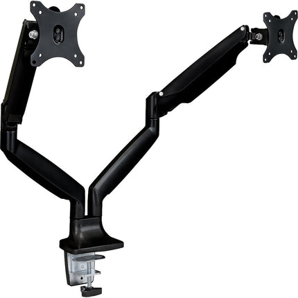 Mount-It! Soporte de escritorio dual para monitores hasta 32" ajuste de altura 13"