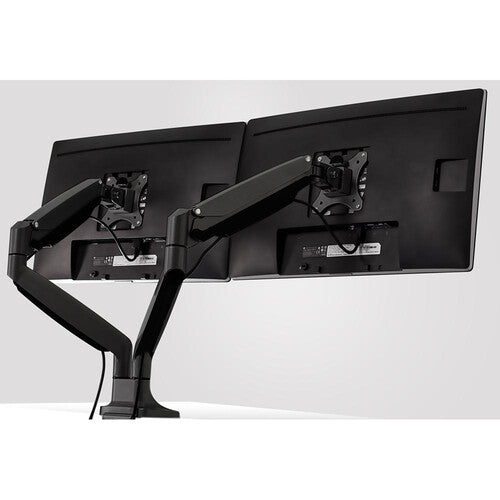 Mount-It! Soporte de escritorio dual para monitores hasta 32" ajuste de altura 13"