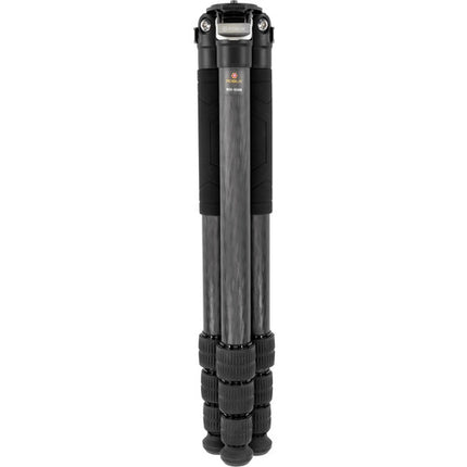 Robus RCC-5560 Vantage Serie C Trípode Compacto Carbono 4 Secciones 35 lb 63.9 pulgs Altura con RTH-1030 Cabezal Bola