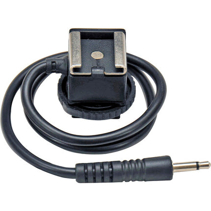 Nisha HTS-1635 Adaptador zapata macho mini con cable recto 40.6 cm bloqueo knurled