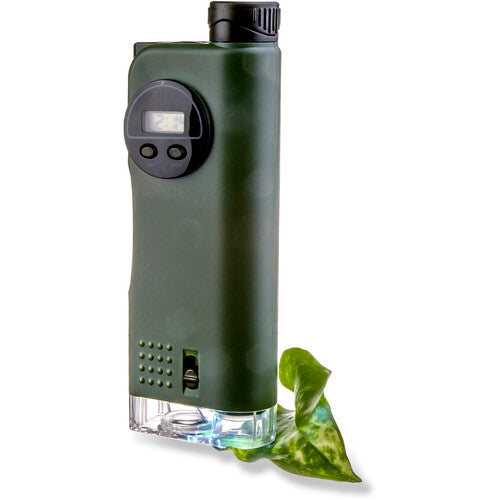 Carson CP-11 X-Scope Herramienta Óptica de Bolsillo 30x Microscopio 8x Telescopio LED