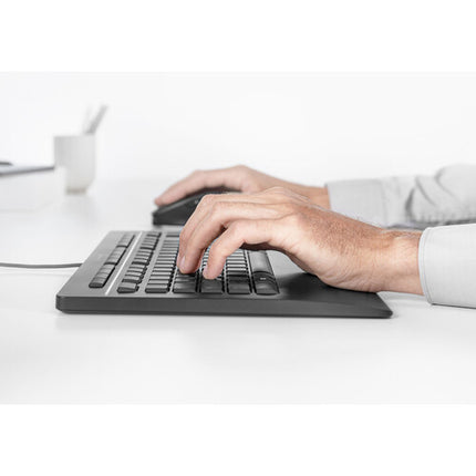 3Dconnexion Keyboard Pro con Numpad Teclado Ergonómico 16 Botones Macro Conexión Cable USB