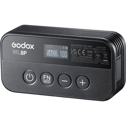 Godox WL8P Luz LED Impermeable 2400-8500K Batería 2900mAh