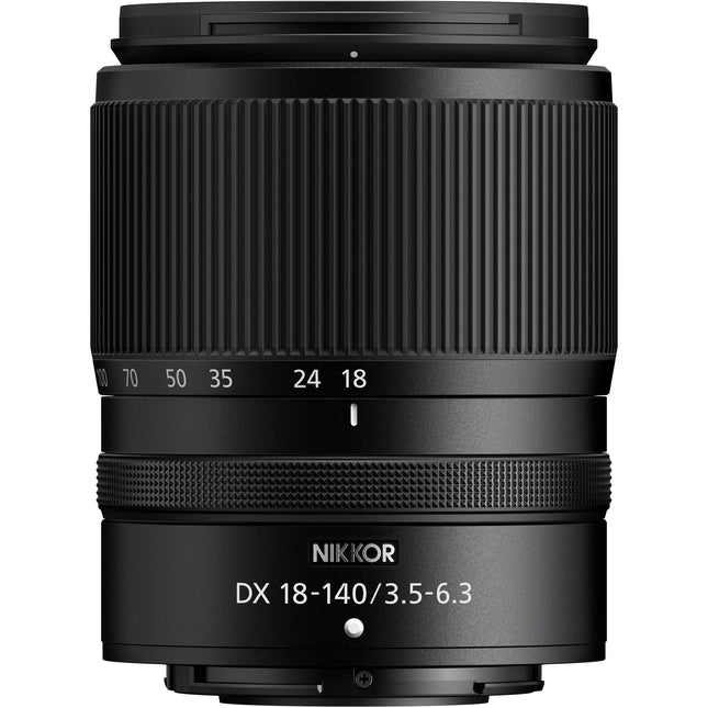 Nikon NIKKOR Z DX 18-140mm f3.5-6.3 VR Lente Z-Mount DX 27-210mm estabilizado con tapones