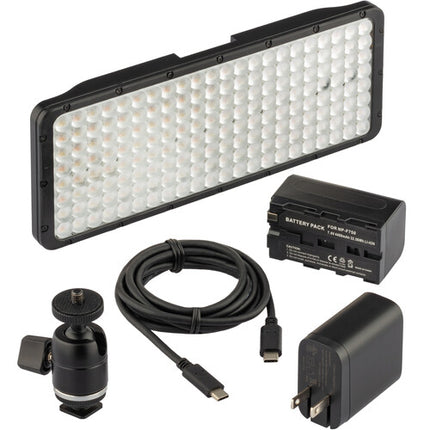 Luxli Cello² 10" Panel LED RGB con 2 luces difusoras y batería incluida