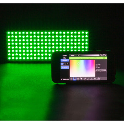 Luxli Cello² 10" Panel LED RGB con 2 luces difusoras y batería incluida