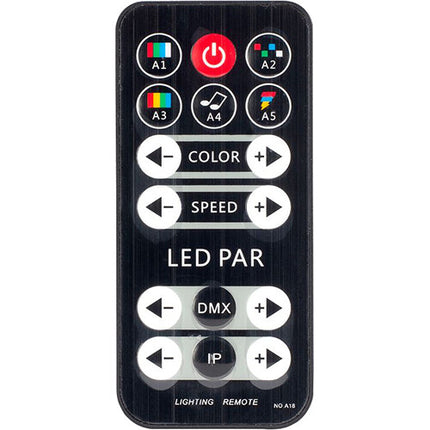 Eliminator Lighting Mini Par Bar Sistema de Iluminación Portátil con 4 Luces Par y Trípode Ajustable