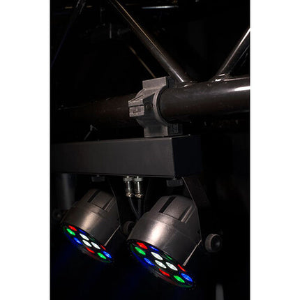 Eliminator Lighting Mini Par Bar Sistema de Iluminación Portátil con 4 Luces Par y Trípode Ajustable
