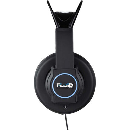 Fluid Audio Focus Auriculares Semiabiertos 50mm para Mezcla y Mastering con Software y Estuche de Viaje