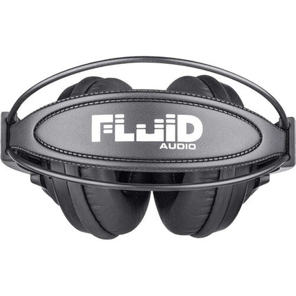 Fluid Audio Focus Auriculares Semiabiertos 50mm para Mezcla y Mastering con Software y Estuche de Viaje
