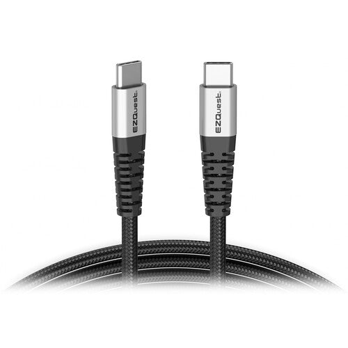 EZQuest DuraGuard Cable USB 2.0 Tipo C 3.9' 480 Mb/s 100W PD