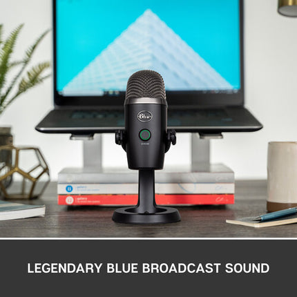 Blue Yeti Nano Micrófono USB Condensador Multi-Patrón 24-Bit 48 kHz Negro