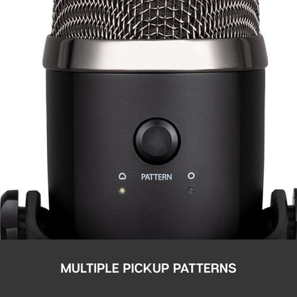 Blue Yeti Nano Micrófono USB Condensador Multi-Patrón 24-Bit 48 kHz Negro