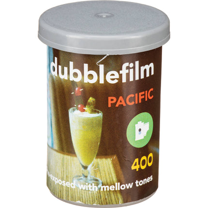 dubblefilm Pacific 400 película color 35mm ISO 400 36 exposiciones tono experimental