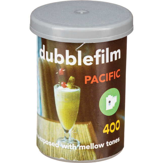 dubblefilm Pacific 400 película color 35mm ISO 400 36 exposiciones tono experimental