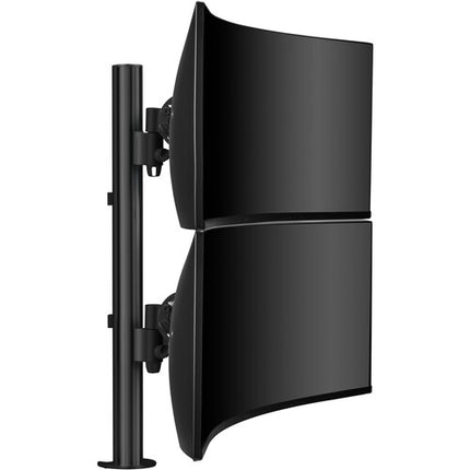 Atdec Heavy-Duty Soporte de Escritorio Vertical Doble para Monitores 49" 40 lb Negro