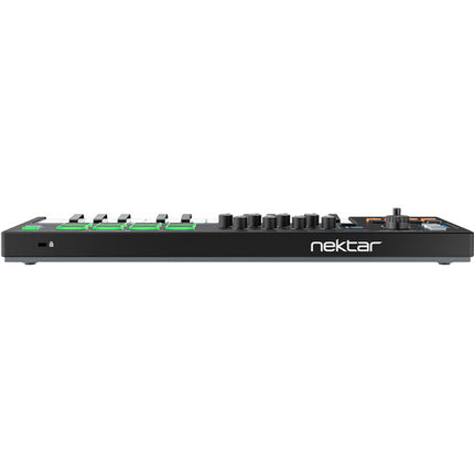 Nektar Technology Impact LX Mini controlador MIDI USB 25 teclas 8 pads 3.5mm footswitch