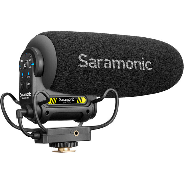 Saramonic Vmic5 Pro Micrófono Escopeta para Cámara Batería 120 Horas