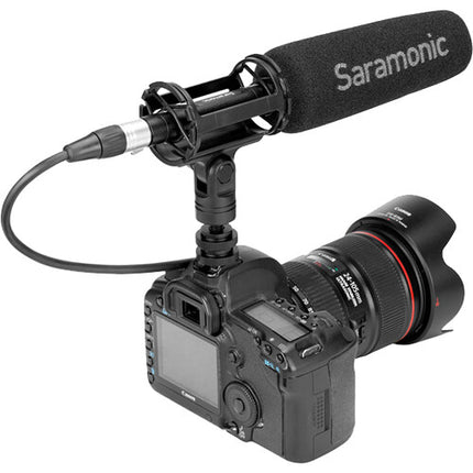 Saramonic SoundBird V6 Micrófono Shotgun 48V Phantom con Case Resistente