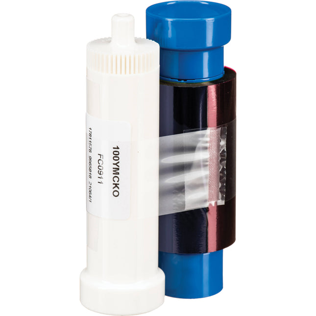 Magicard YMCKO Cinta de Tinta para Impresora de Tarjetas Pronto100 100 hojas