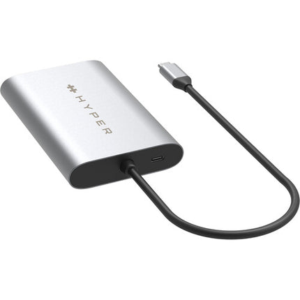HYPER HyperDrive Adaptador USB Tipo C con Doble HDMI 4K y Carga 100W
