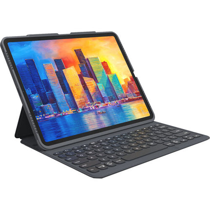 ZAGG Pro Keys Teclado Inalámbrico con Funda Desmontable para iPad Pro 12.9" 3ª a 5ª Gen Bluetooth Retroiluminado con Soporte para Apple Pencil