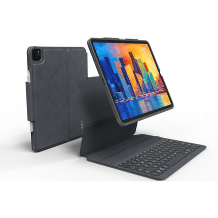 ZAGG Pro Keys Teclado Inalámbrico con Funda Desmontable para iPad Pro 12.9" 3ª a 5ª Gen Bluetooth Retroiluminado con Soporte para Apple Pencil