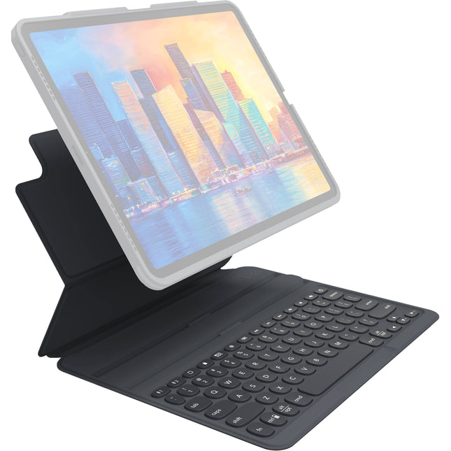 ZAGG Pro Keys Teclado Inalámbrico con Funda Desmontable para iPad Pro 12.9" 3ª a 5ª Gen Bluetooth Retroiluminado con Soporte para Apple Pencil