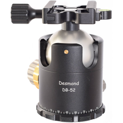Desmond Cabezal de Bola 52mm con Placa Quick Release Arca 66 lb carga
