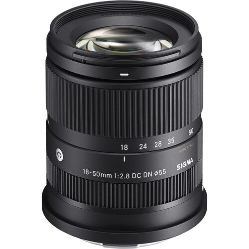 Sigma 18-50mm f/2.8 DC DN Lente para Leica L APS-C con Parasol incluido