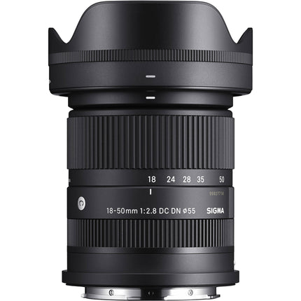 Sigma 18-50mm f/2.8 DC DN Lente para Leica L APS-C con Parasol incluido