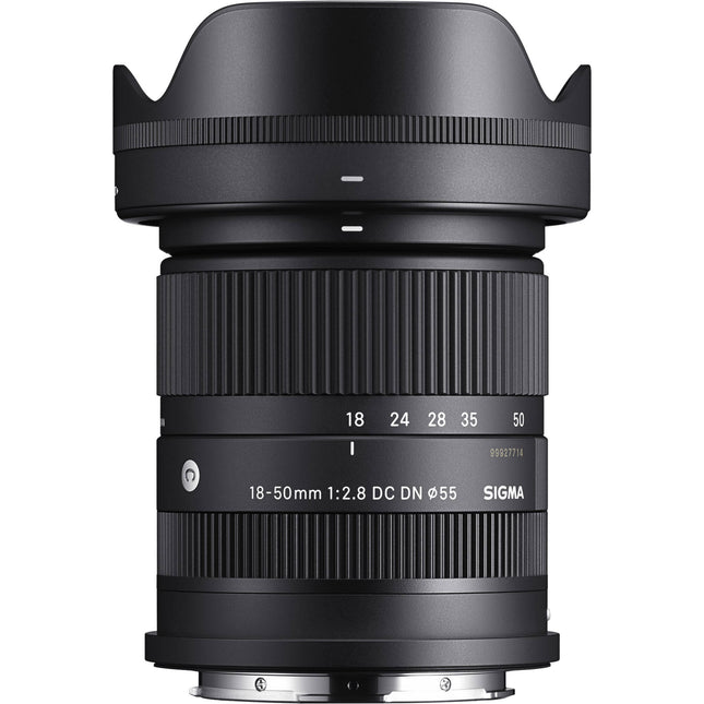 Sigma 18-50mm f/2.8 DC DN Lente para Leica L APS-C con Parasol incluido