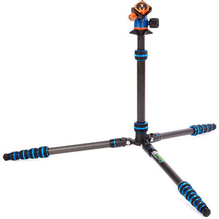 3 Legged Thing Punks Brian 2.0 trípode de fibra de carbono 73 cm altura máxima y cabeza bola AirHed Neo 2.0 azul