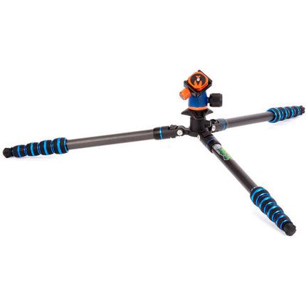 3 Legged Thing Punks Brian 2.0 trípode de fibra de carbono 73 cm altura máxima y cabeza bola AirHed Neo 2.0 azul