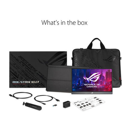 ASUS Republic of Gamers Strix Monitor 17.3" Full HD 240 Hz 3 ms USB-C Bundle