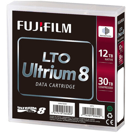 FUJIFILM LTO Ultrium 8 Cinta de Almacenamiento 12TB 360MB/s Transferencia