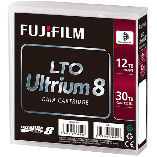 FUJIFILM LTO Ultrium 8 Cinta de Almacenamiento 12TB 360MB/s Transferencia