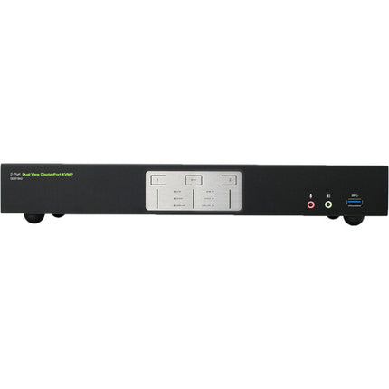 IOGEAR KVM Switch 2 Puertos Dual View DisplayPort 4K 60Hz TAA