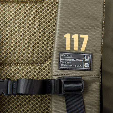 Hex HALO Spartan Tech Mochila Resistente Agua para Notebooks 15" con Divisores Ajustables