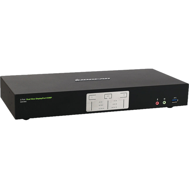 IOGEAR KVM Switch 2 Puertos Dual View DisplayPort 4K 60Hz TAA