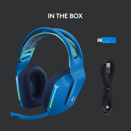 Logitech G G733 LIGHTSPEED Auriculares Gaming Inalámbricos RGB 40mm 29h