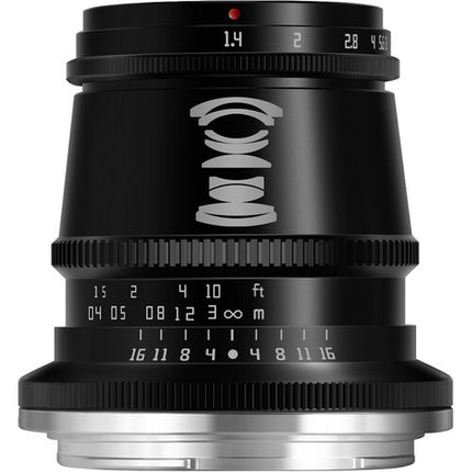 TTArtisan Objetivo 17mm f1.4 para Nikon Z Formato APS-C Multicapa 40.5mm