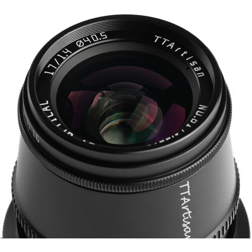 TTArtisan 17mm f1.4 Objetivo L-Mount para Leica L APS-C 40.5mm